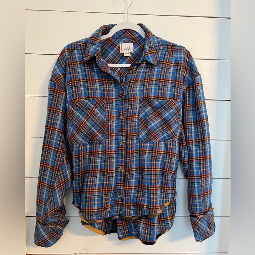 BDG button down flannel shirt